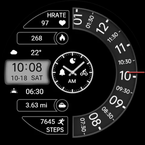 Dual Turntable ZKin Watch screenshot