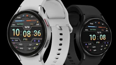 ZKin Watch Gray Dark Blocks screenshot