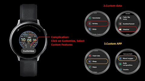 ZKin Watch Gray Dark Blocks screenshot