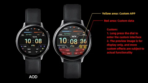 ZKin Watch Gray Dark Blocks screenshot