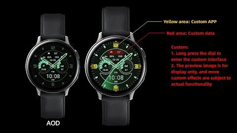 ZKin Watch Green Light Quartz screenshot