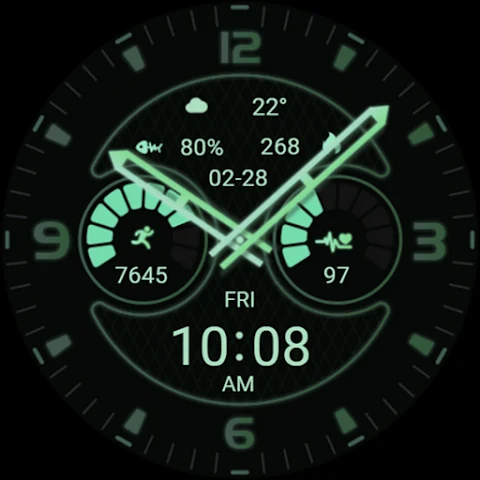 ZKin Watch Green Light Quartz screenshot