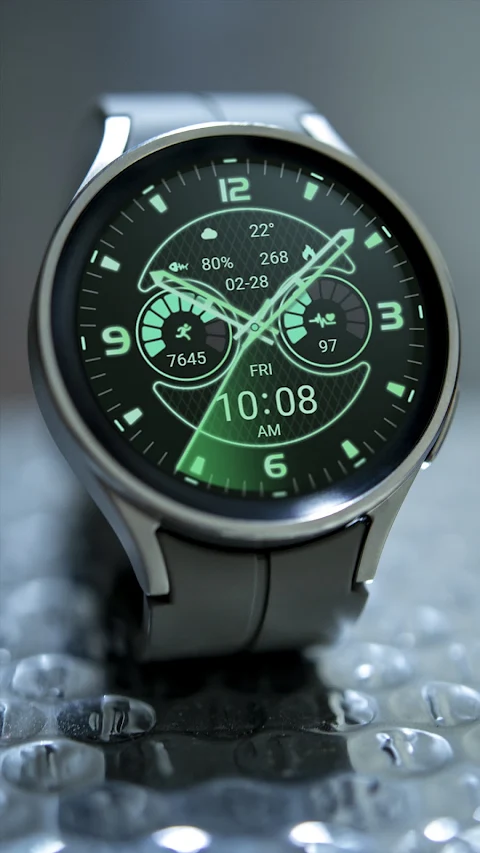 ZKin Watch Green Light Quartz screenshot