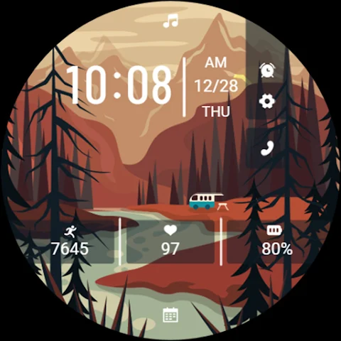 ZKin Watch Mountain Red Soil screenshot
