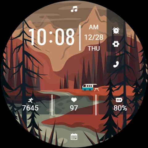 ZKin Watch Mountain Red Soil screenshot