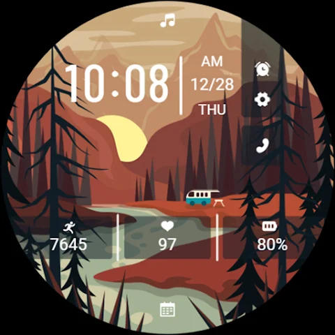 ZKin Watch Mountain Red Soil screenshot