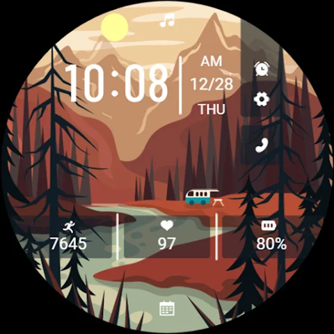ZKin Watch Mountain Red Soil screenshot
