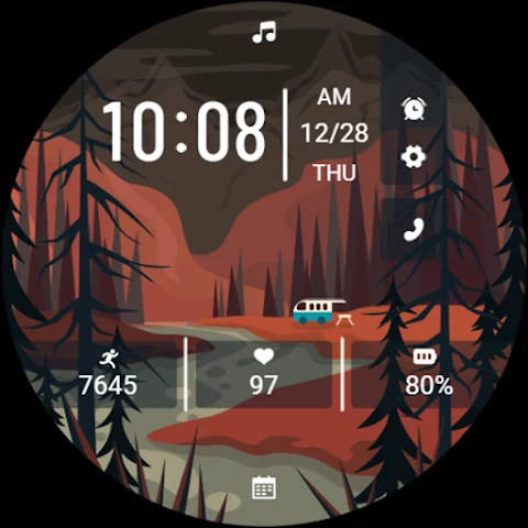 ZKin Watch Mountain Red Soil screenshot