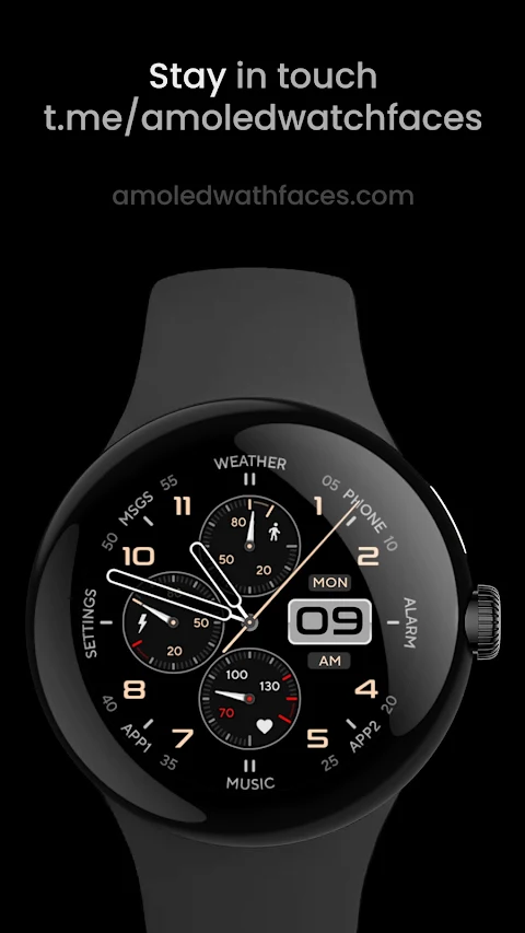 Motion 0x Watch Face screenshot