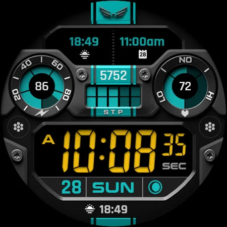 BLZ NERON – Digital Watch Face screenshot