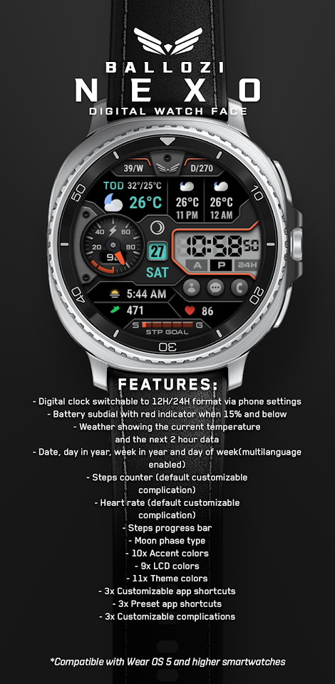 Ballozi NEXO – Digital Face screenshot