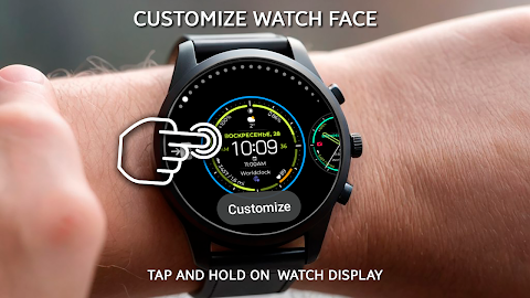 Analog & Digital watch face screenshot