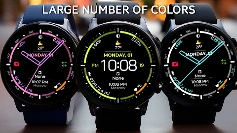 Analog & Digital watch face screenshot
