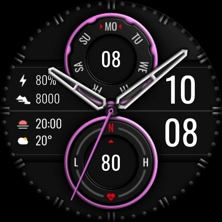 DADAM64: Modern Hybrid Watch screenshot