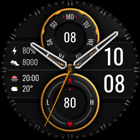 DADAM64: Modern Hybrid Watch screenshot