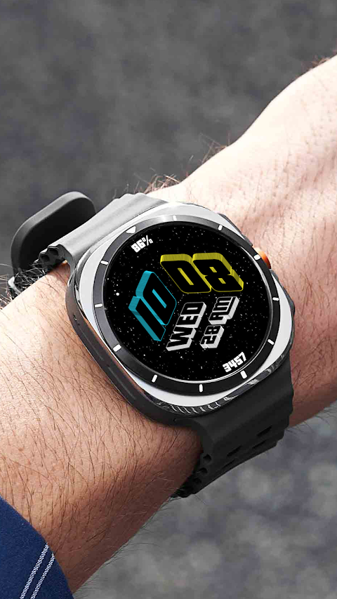 Galaxy Watch Face 3D screenshot