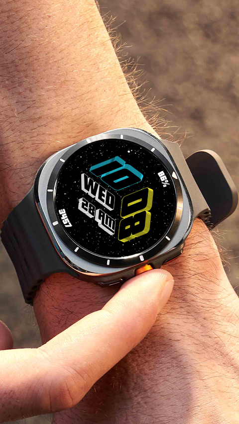 Galaxy Watch Face 3D screenshot