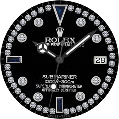 Rolex Submariner Watch Face screenshot