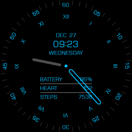Key105 Analog Watch Face screenshot