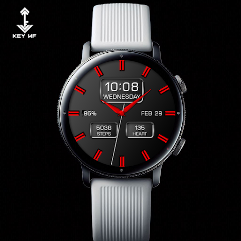 Key WF08 Analogue Watch Face screenshot