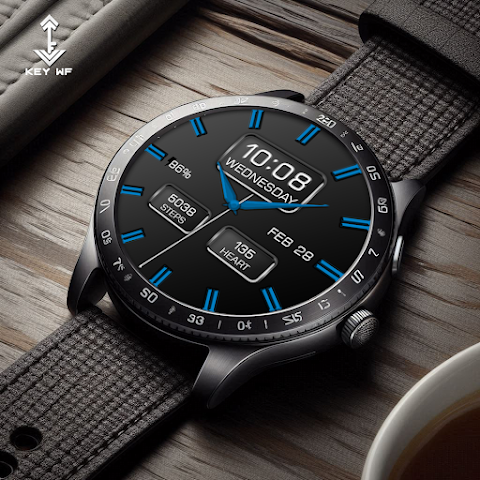 Key WF08 Analogue Watch Face screenshot