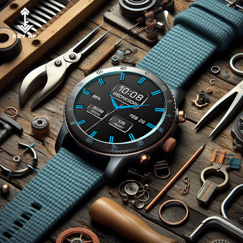 Key WF08 Analogue Watch Face screenshot