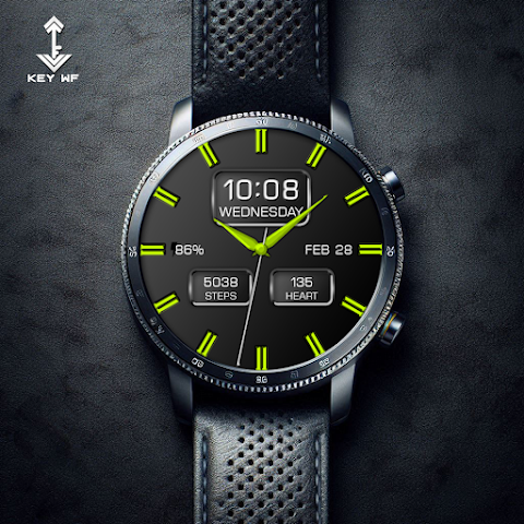 Key WF08 Analogue Watch Face screenshot