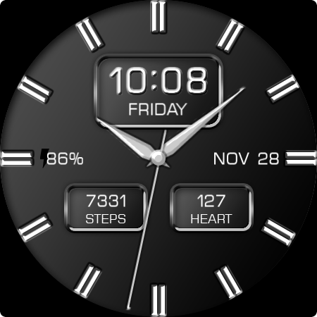 Key WF08 Analogue Watch Face screenshot