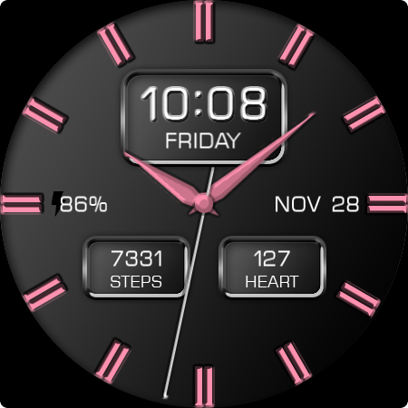 Key WF08 Analogue Watch Face screenshot