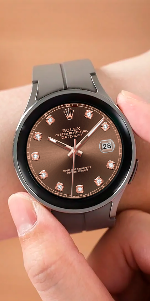 Analog Rolex JUST Watch Face screenshot