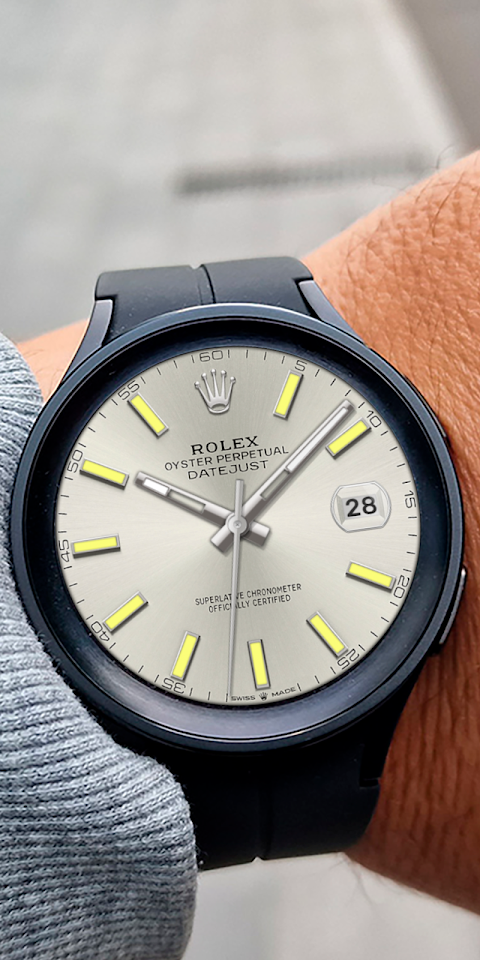 Analog Rolex JUST Watch Face screenshot