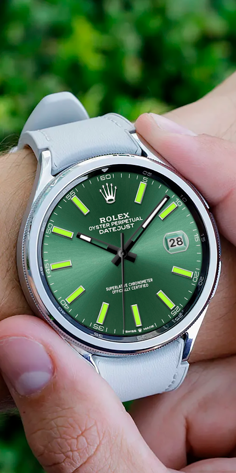Analog Rolex JUST Watch Face screenshot