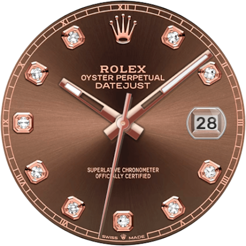 Analog Rolex JUST Watch Face screenshot