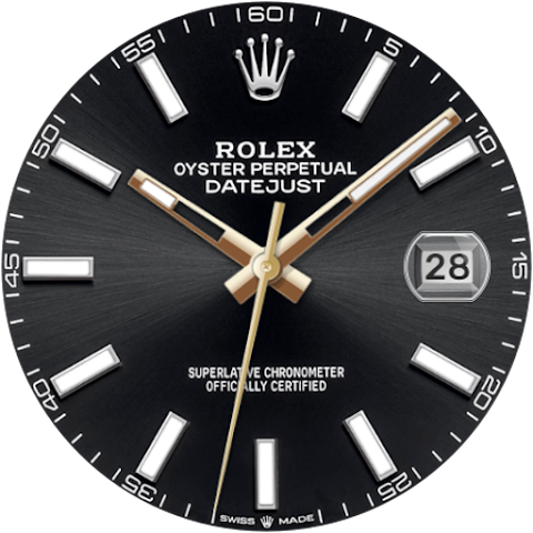 Analog Rolex JUST Watch Face screenshot