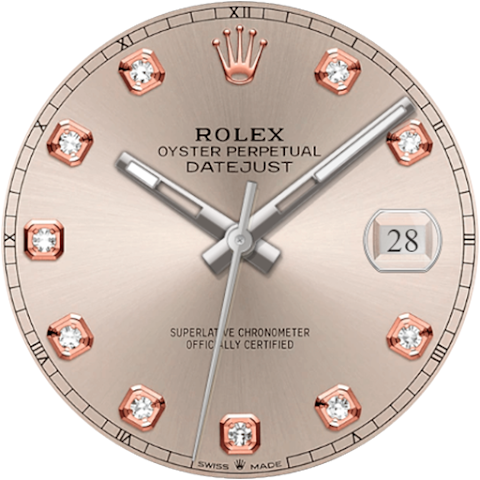 Analog Rolex JUST Watch Face screenshot