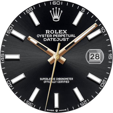 Analog Rolex JUST Watch Face screenshot