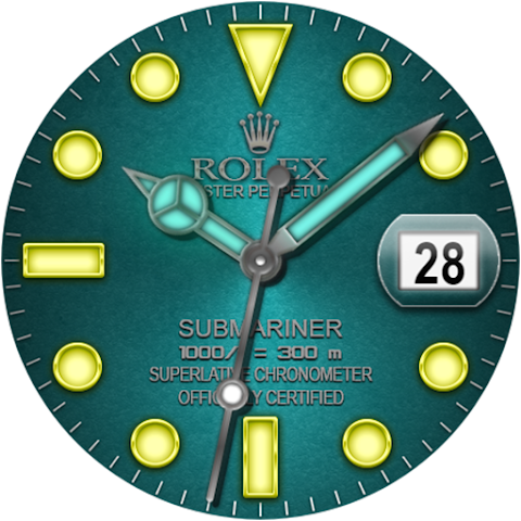 Analog Rolex Royal Watch face screenshot
