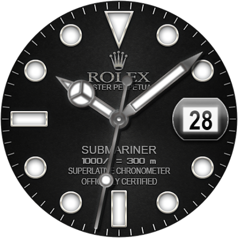 Analog Rolex Royal Watch face screenshot