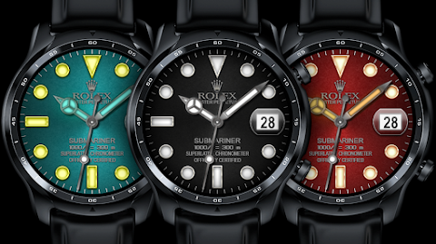 Analog Rolex Royal Watch face screenshot