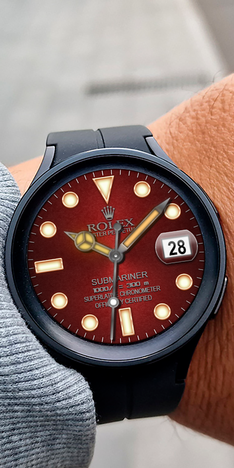Analog Rolex Royal Watch face screenshot