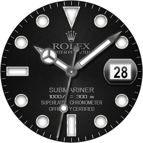 Analog Rolex Royal Watch face screenshot