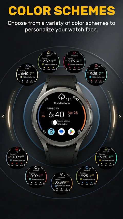 Digital Watch Face M5 screenshot