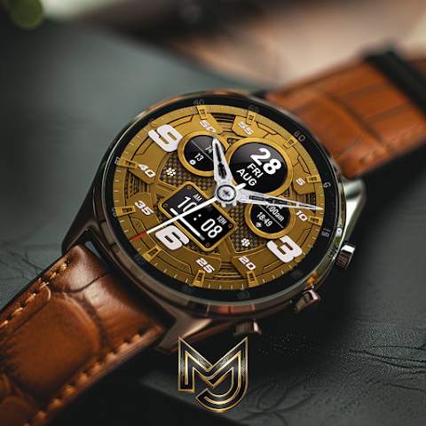 MJ303 Elegant Mecha Watch Face screenshot