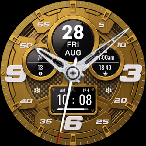 MJ303 Elegant Mecha Watch Face screenshot