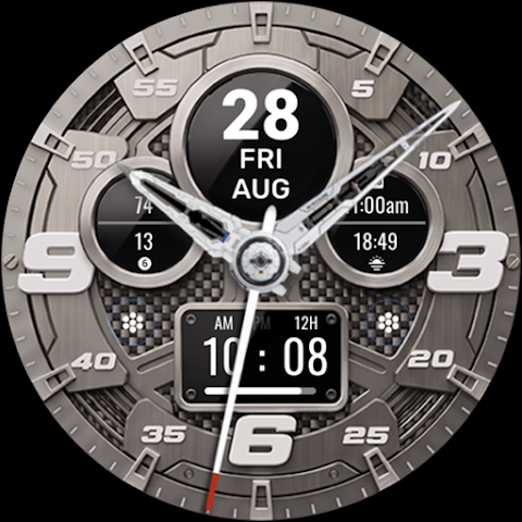 MJ303 Elegant Mecha Watch Face screenshot