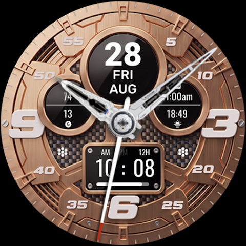 MJ303 Elegant Mecha Watch Face screenshot