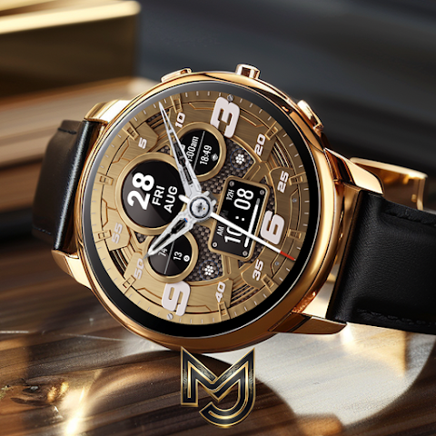 MJ303 Elegant Mecha Watch Face screenshot