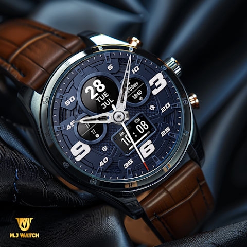 MJ303 Elegant Mecha Watch Face screenshot