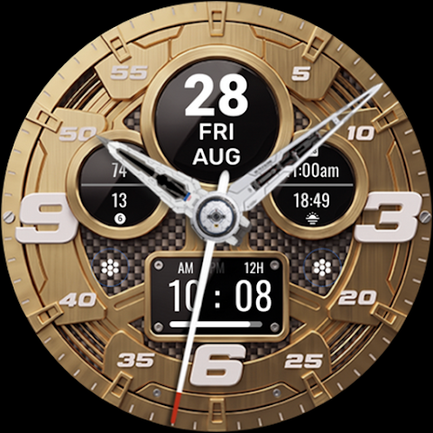 MJ303 Elegant Mecha Watch Face screenshot