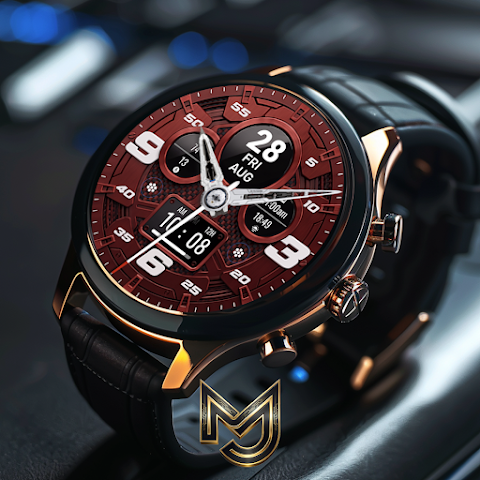 MJ303 Elegant Mecha Watch Face screenshot